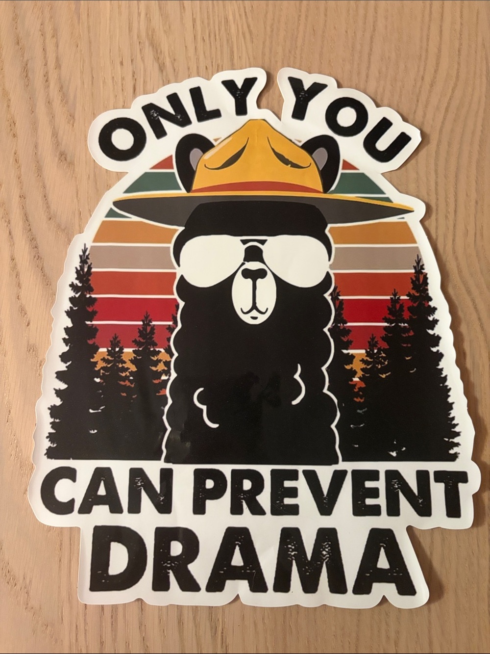 Drama- Llama Sticker